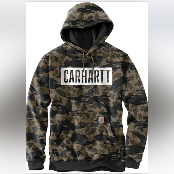 Carhartt Other - Carhartt camo loose fit hooded sweatshirt